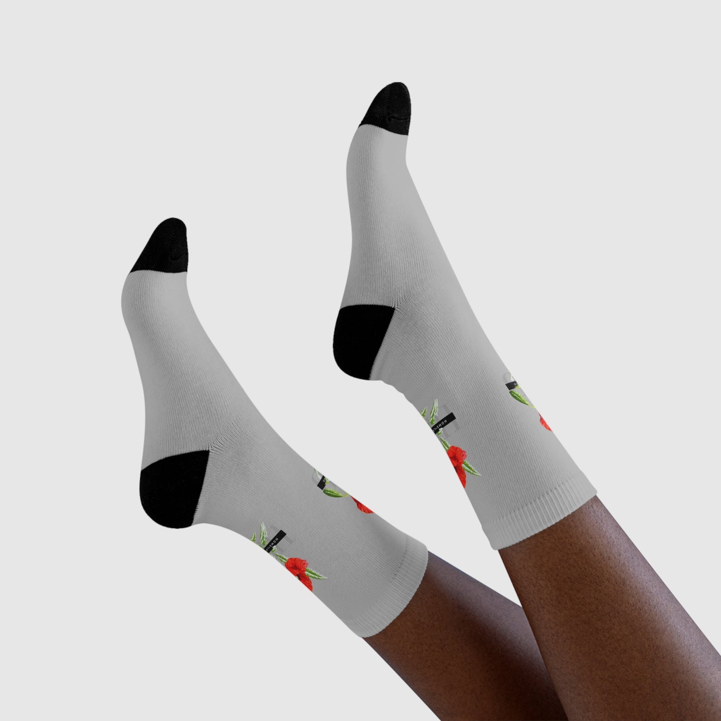 HLB EazII Rose Crew Socks
