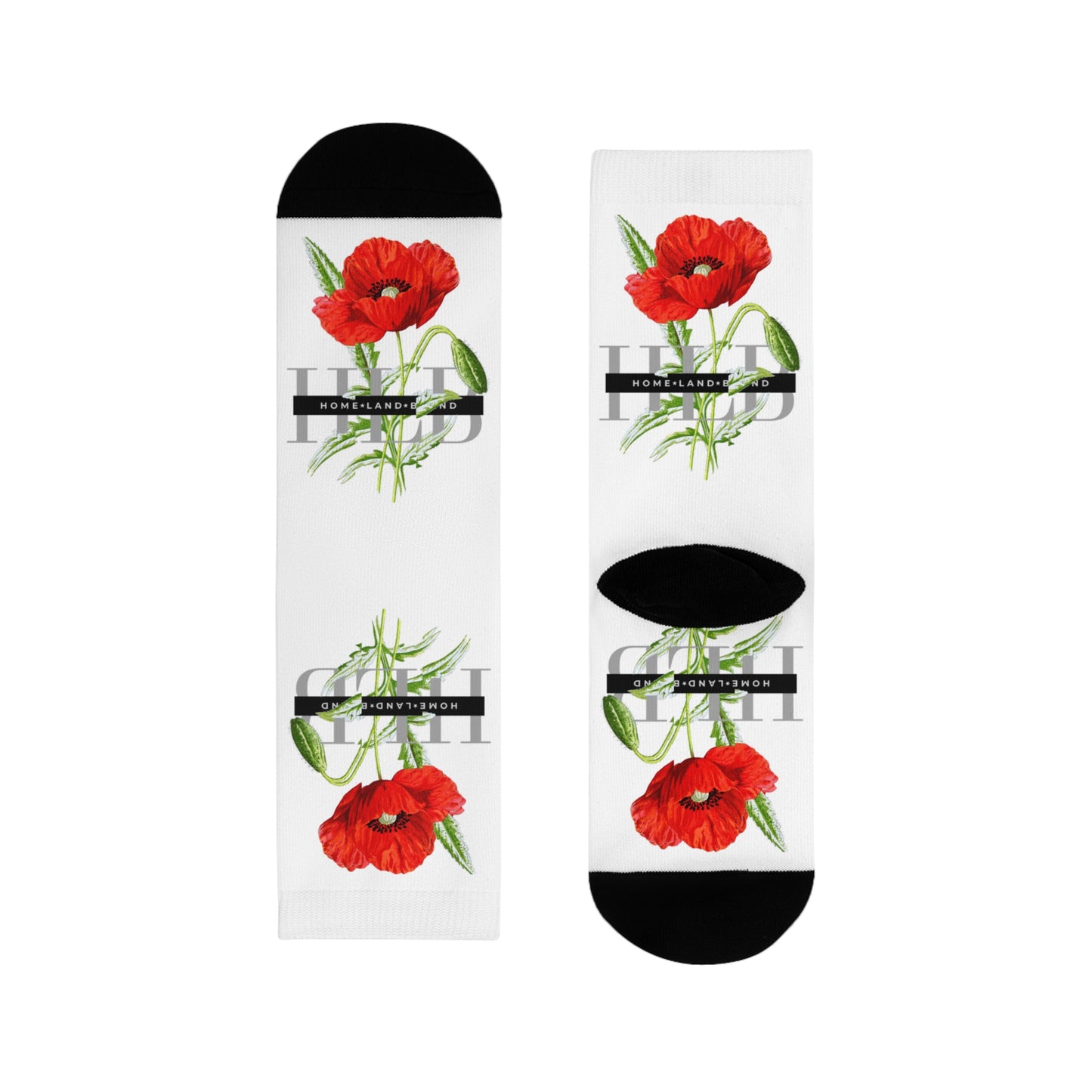HLB Luxe Rose Crew Socks (LE)