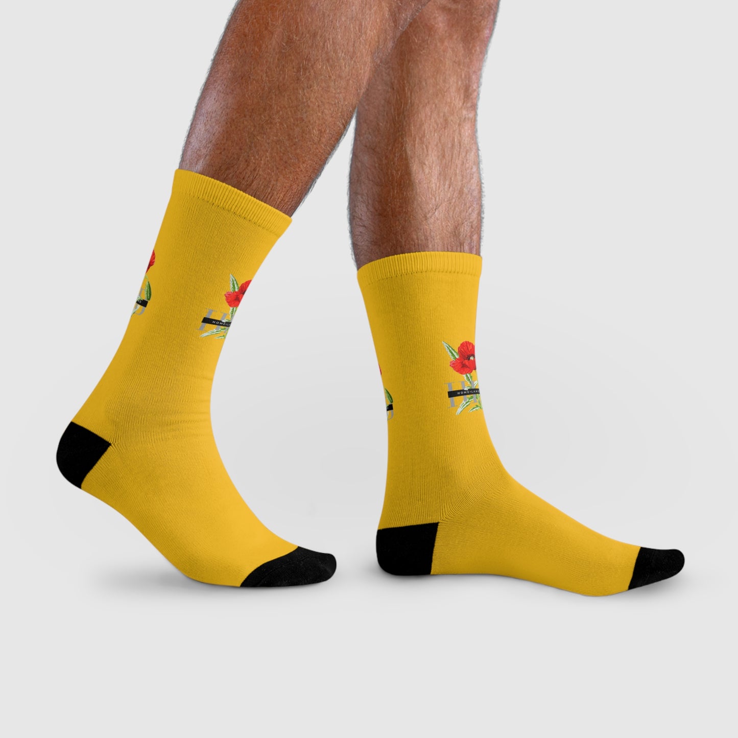 HLB EazII Rose Crew Socks