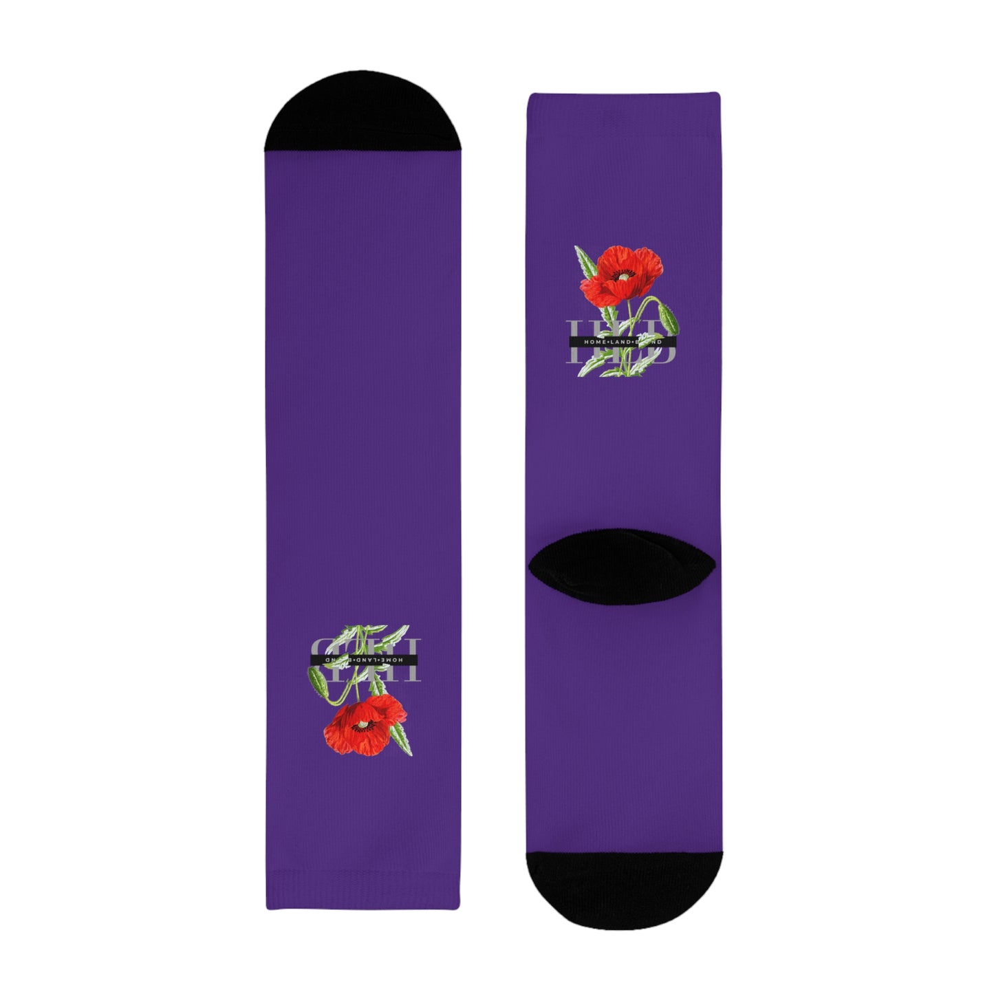 HLB EazII Rose Crew Socks