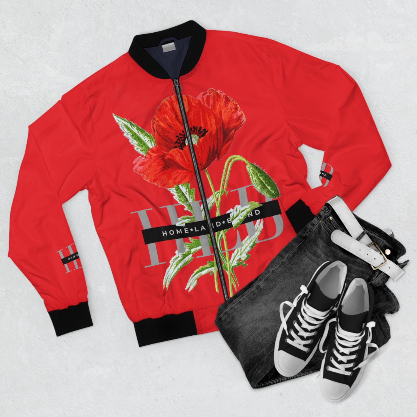 HLB Luxe Rose Bomber Jacket