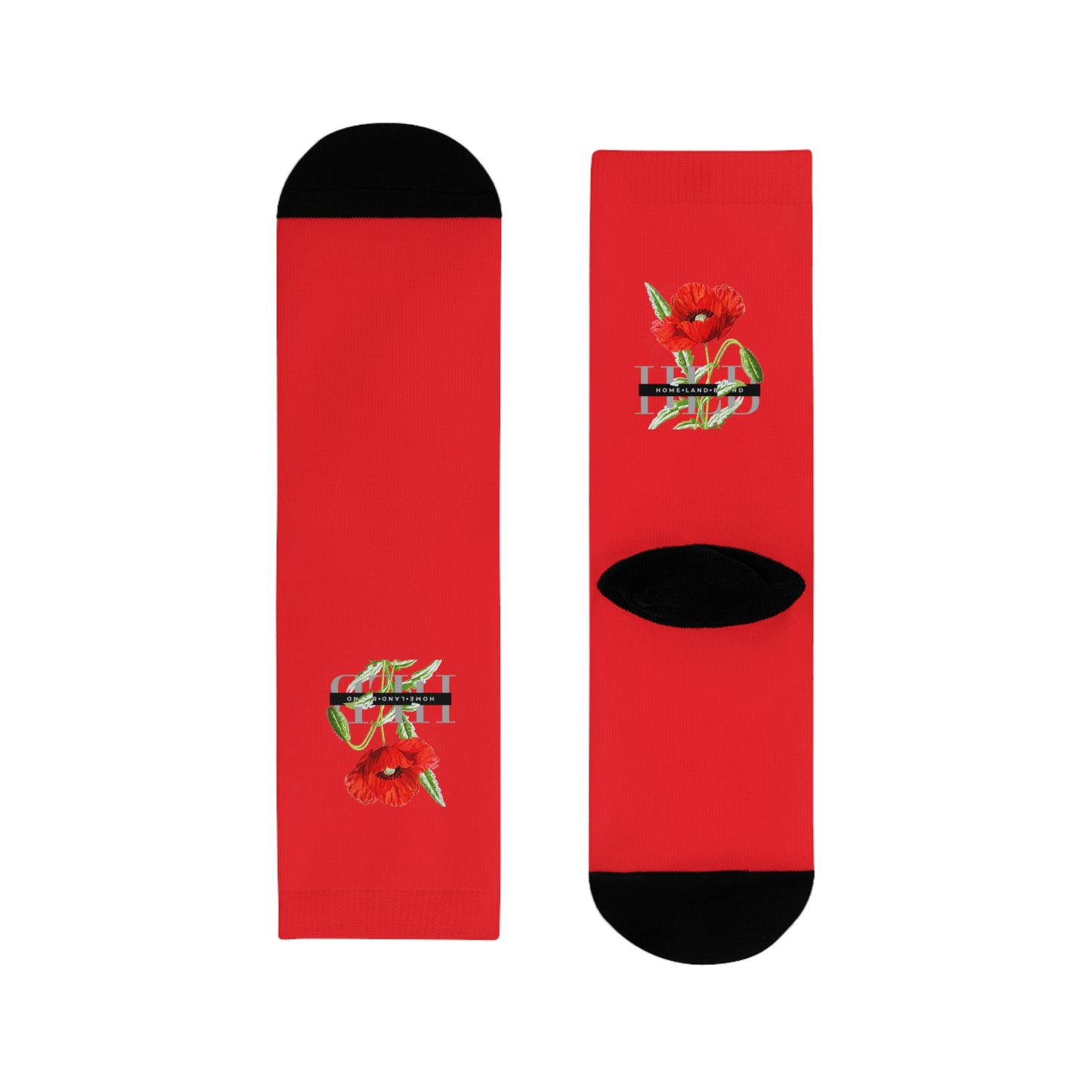 HLB EazII Rose Crew Socks
