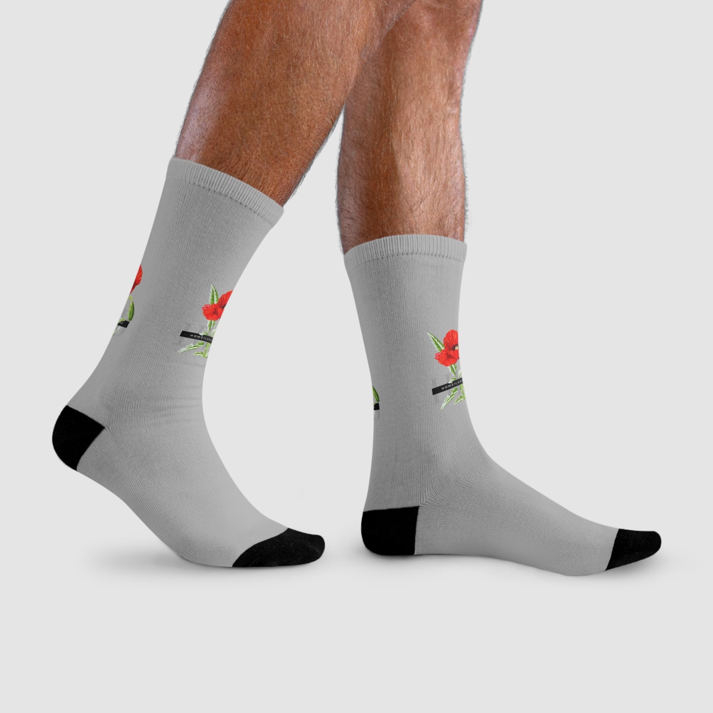 HLB EazII Rose Crew Socks