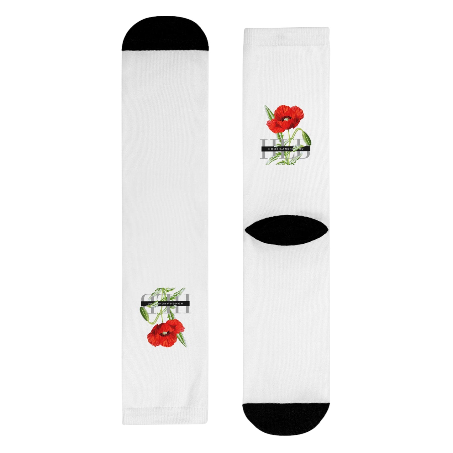 HLB EazII Rose Crew Socks