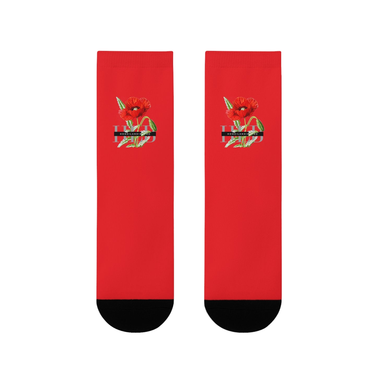 HLB EazII Rose Crew Socks
