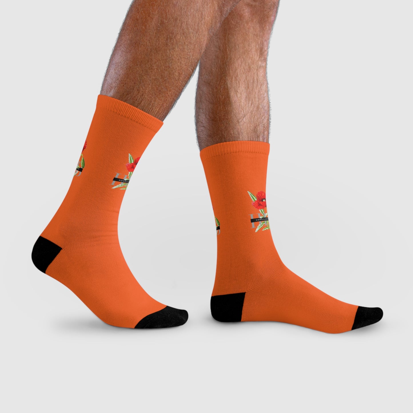 HLB EazII Rose Crew Socks