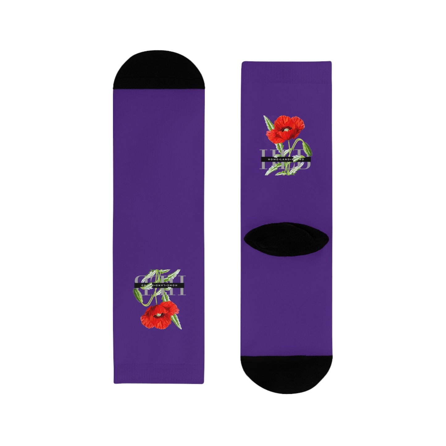 HLB EazII Rose Crew Socks