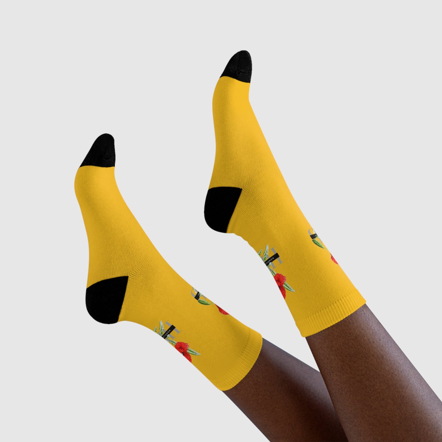 HLB EazII Rose Crew Socks