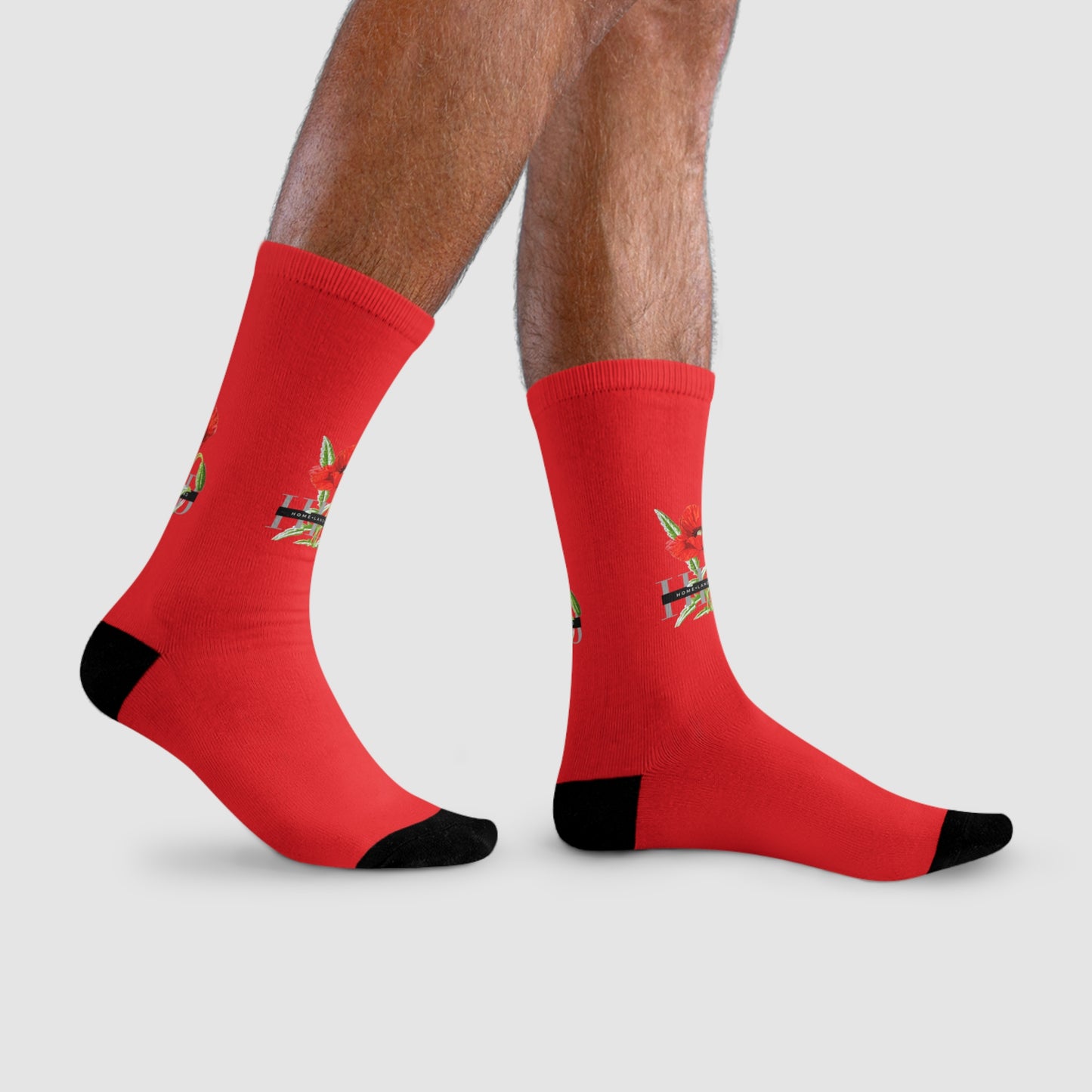 HLB EazII Rose Crew Socks