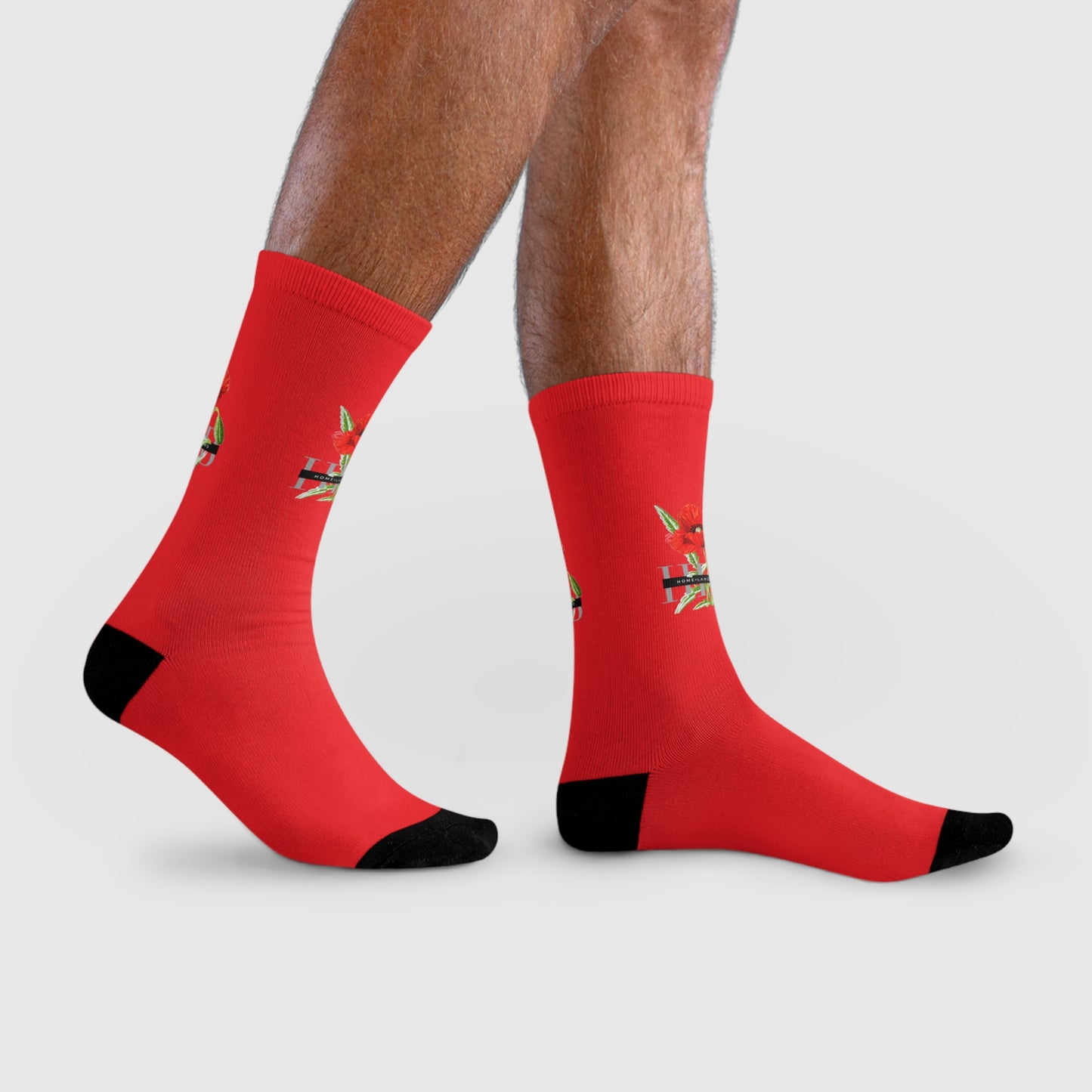 HLB EazII Rose Crew Socks