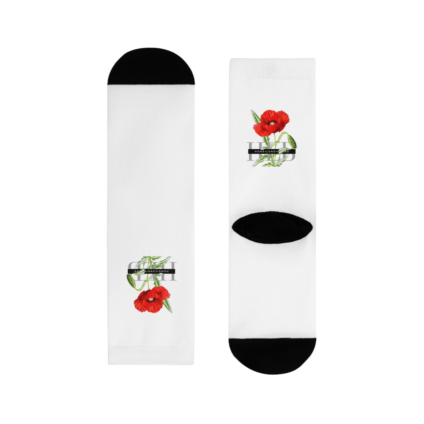 HLB EazII Rose Crew Socks