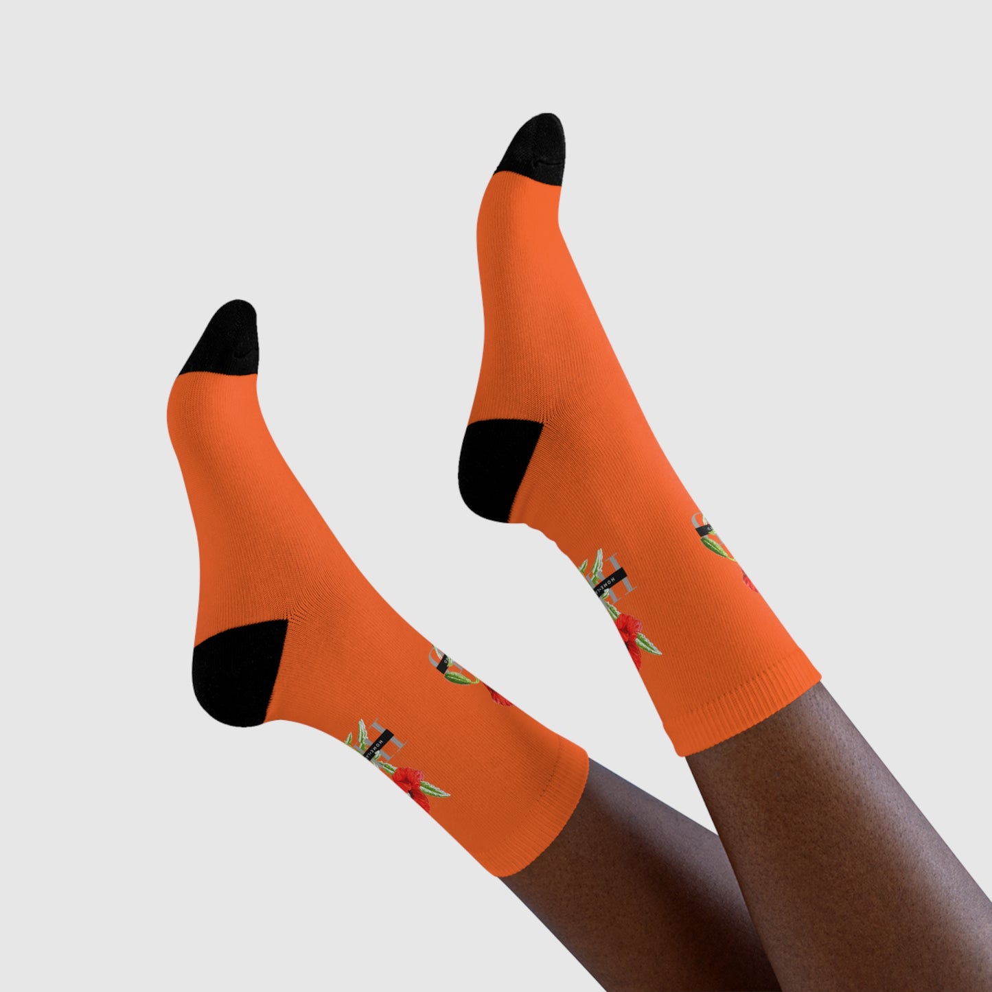 HLB EazII Rose Crew Socks