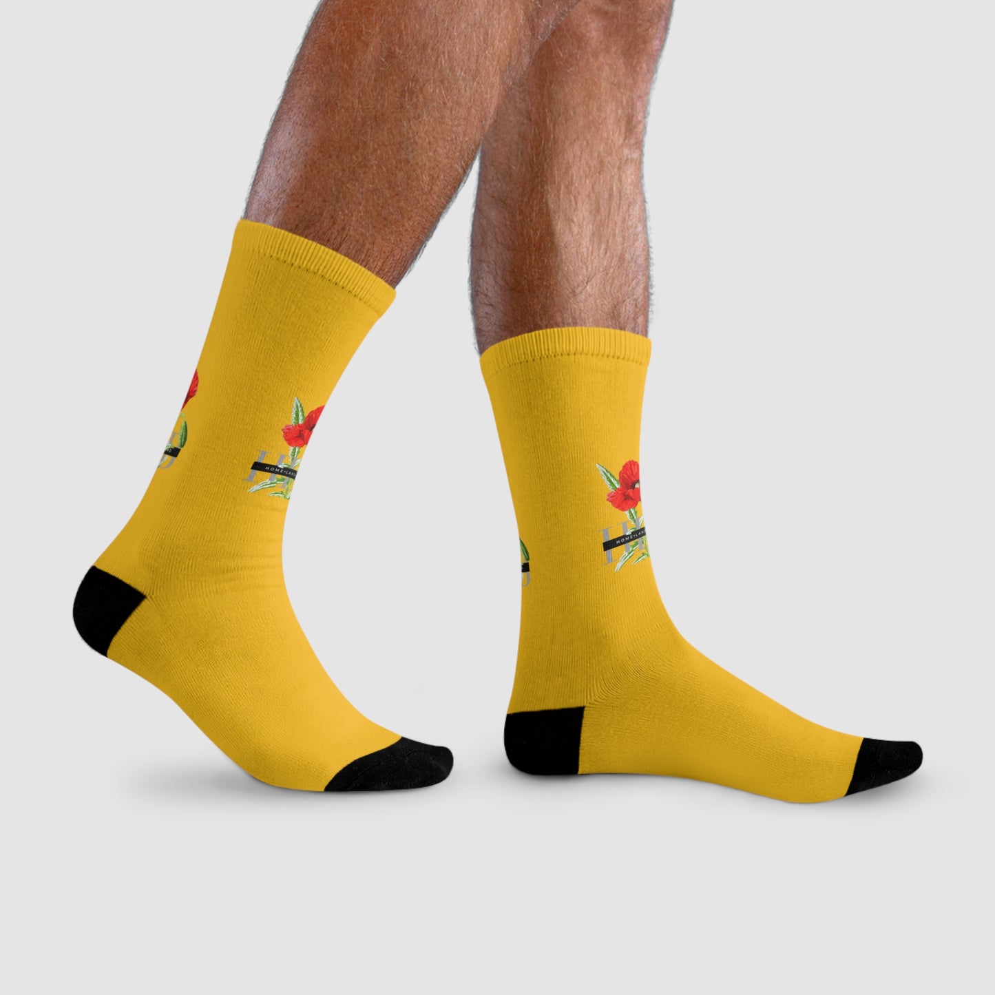 HLB EazII Rose Crew Socks