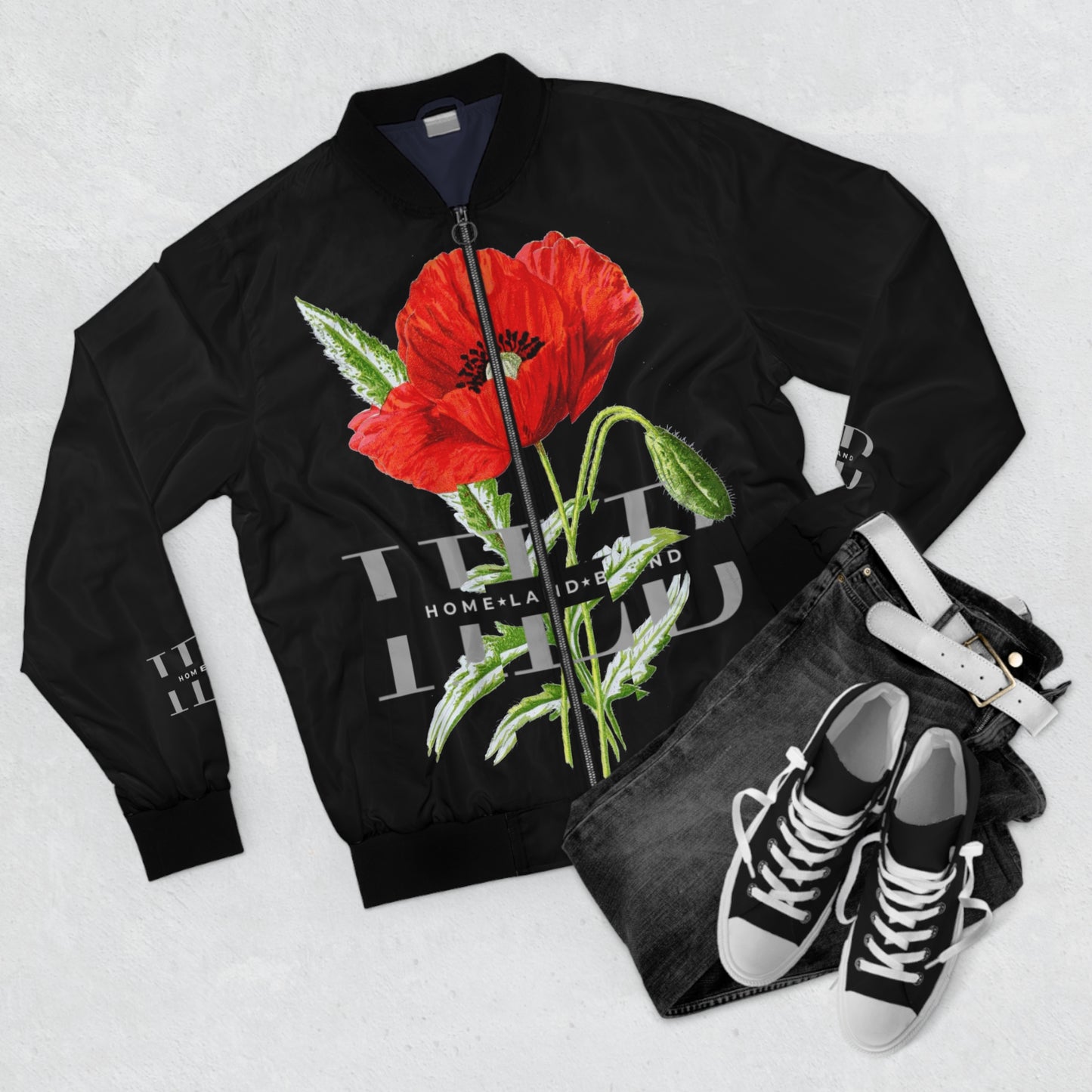 HLB Luxe Rose Bomber Jacket