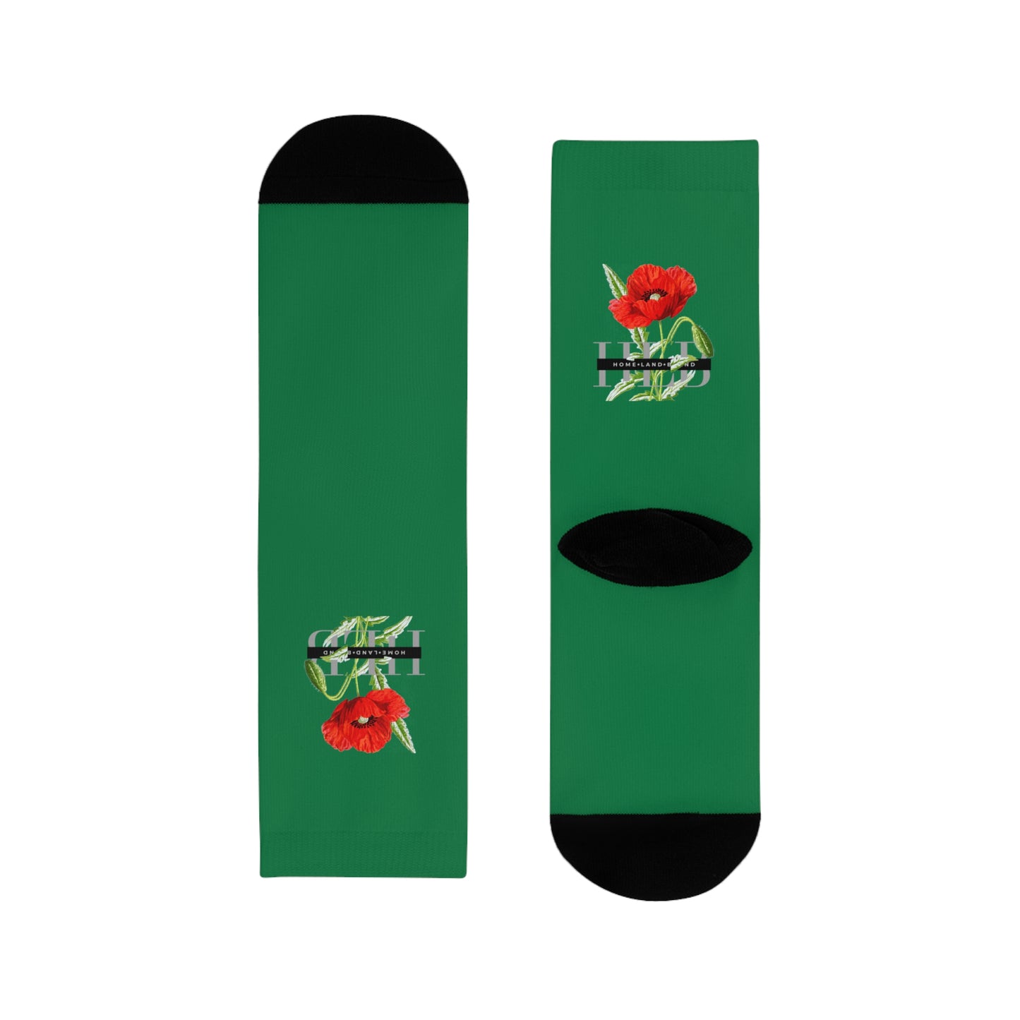 HLB EazII Rose Crew Socks