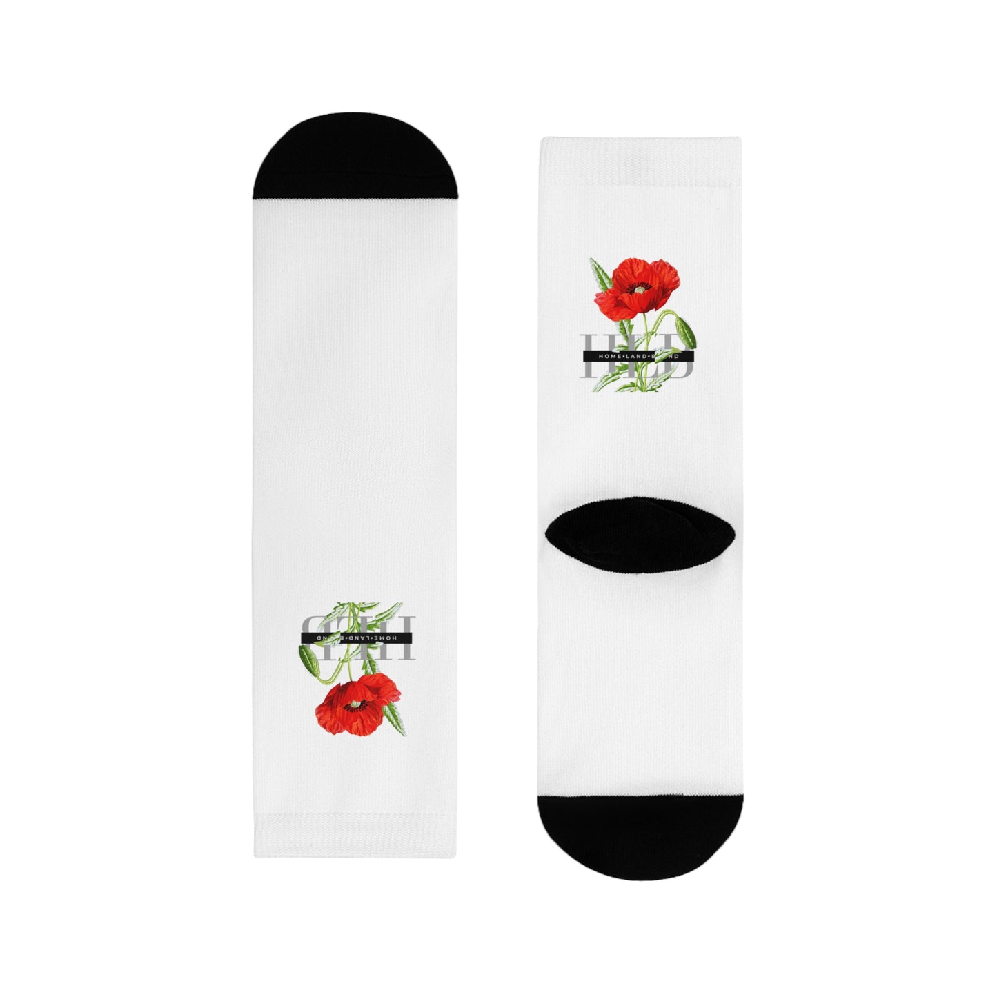 HLB EazII Rose Crew Socks