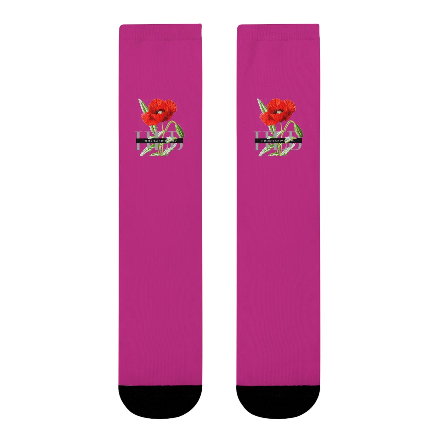HLB EazII Rose Crew Socks
