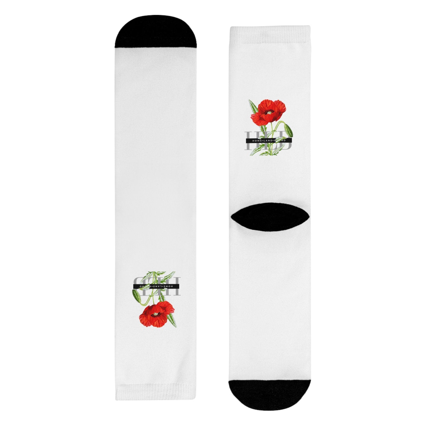 HLB EazII Rose Crew Socks