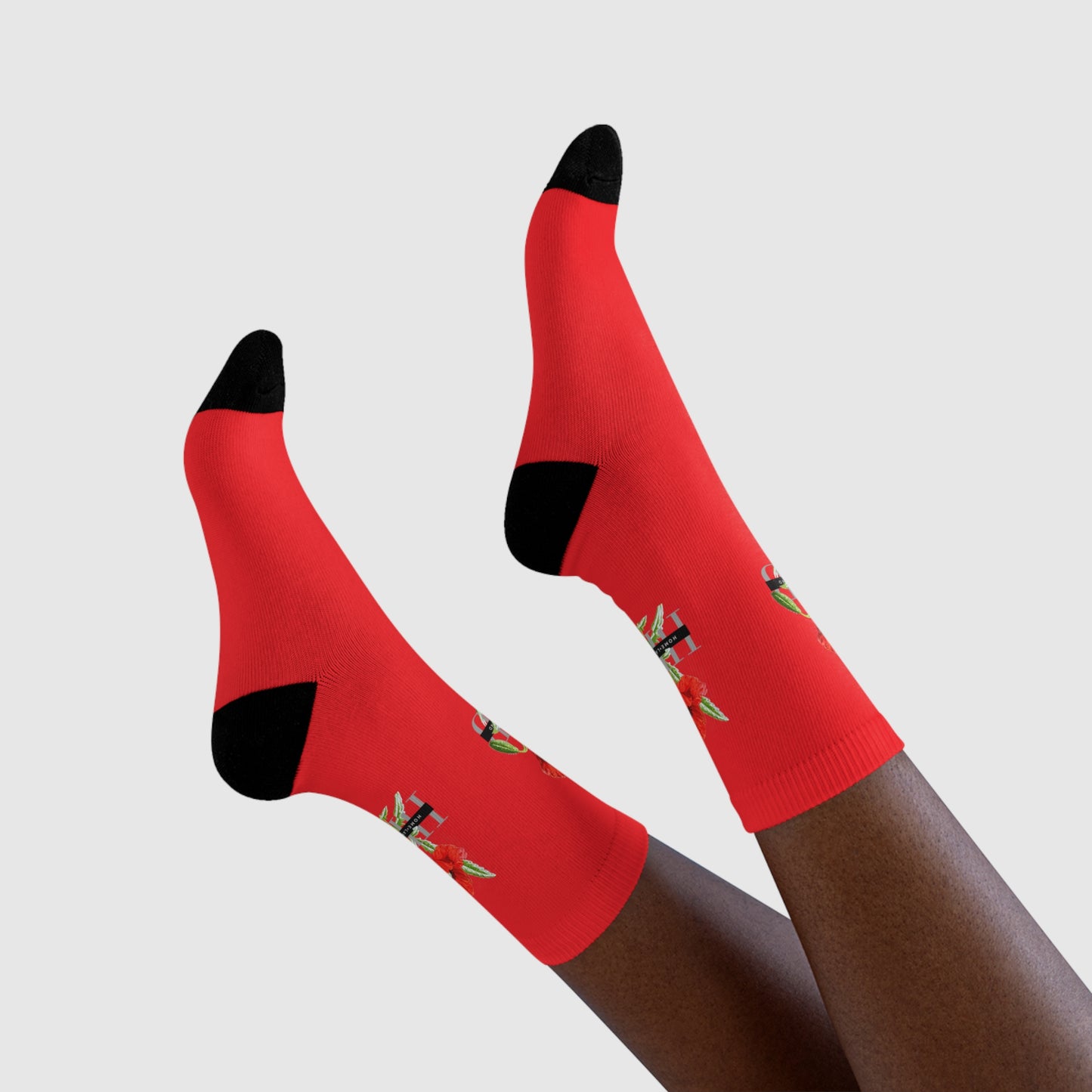 HLB EazII Rose Crew Socks
