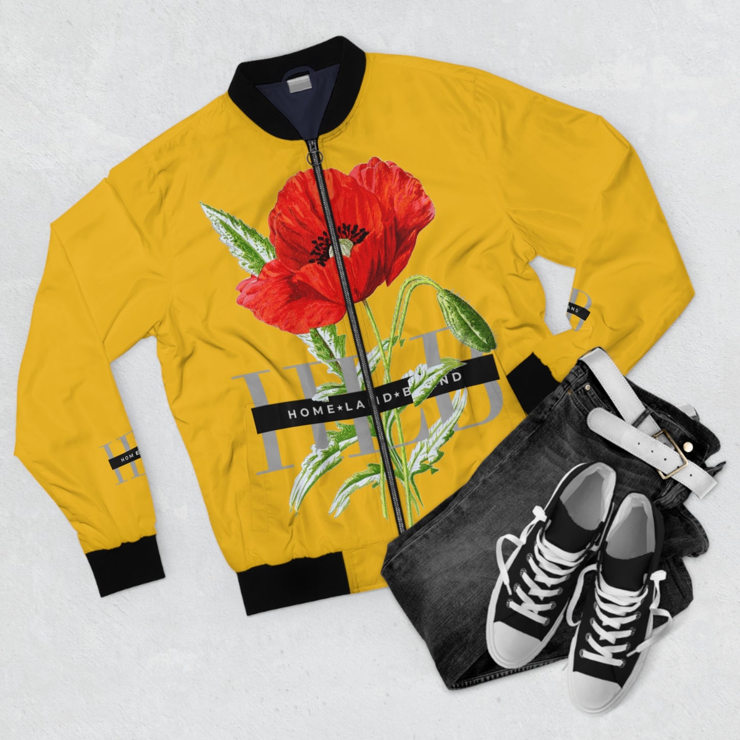 HLB Luxe Rose Bomber Jacket