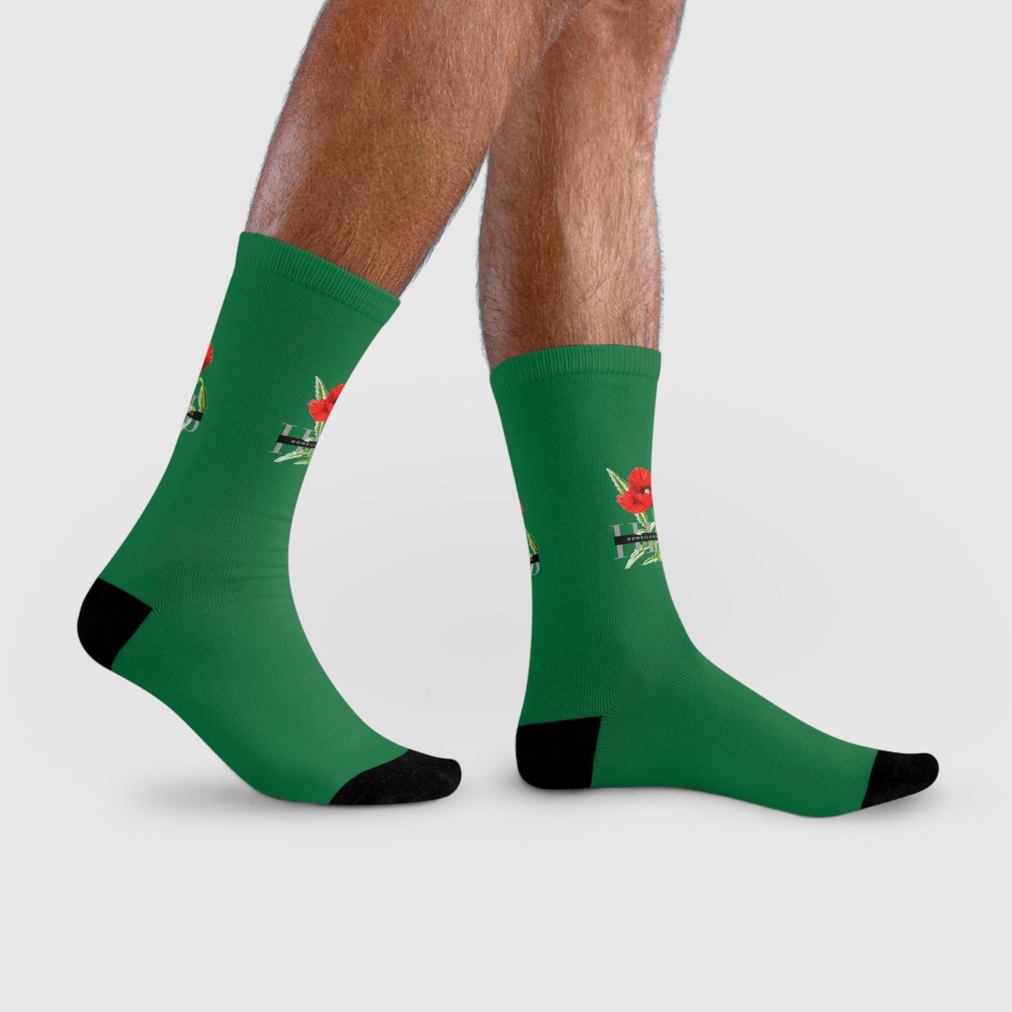 HLB EazII Rose Crew Socks