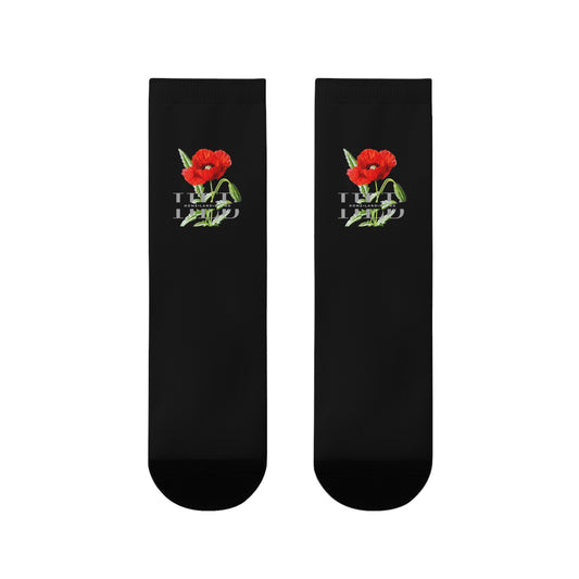 HLB EazII Rose Crew Socks