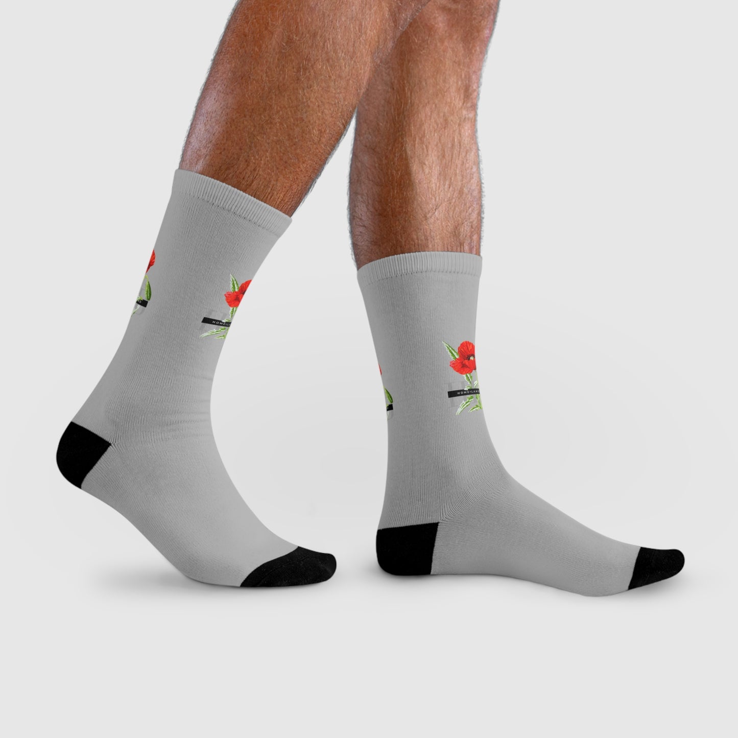 HLB EazII Rose Crew Socks