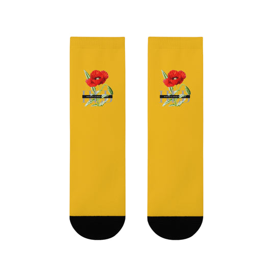 HLB EazII Rose Crew Socks