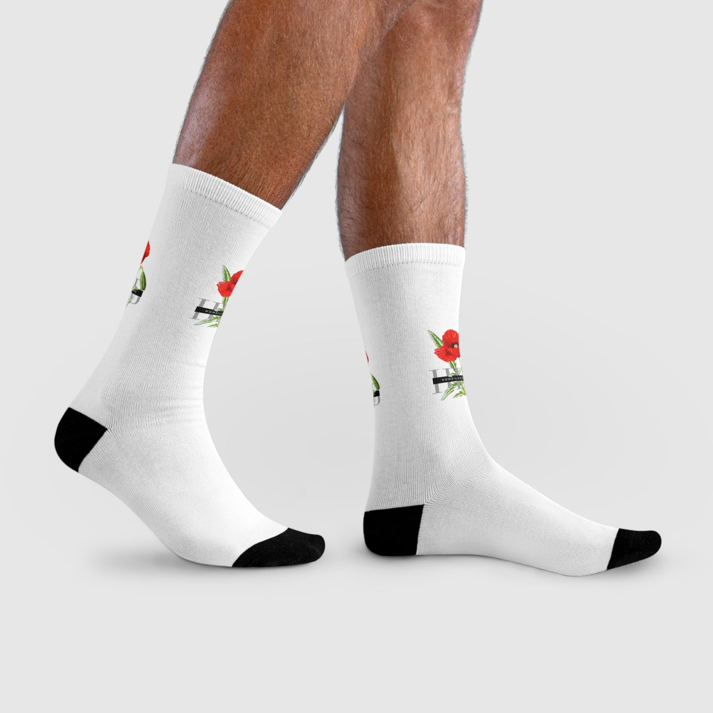HLB EazII Rose Crew Socks