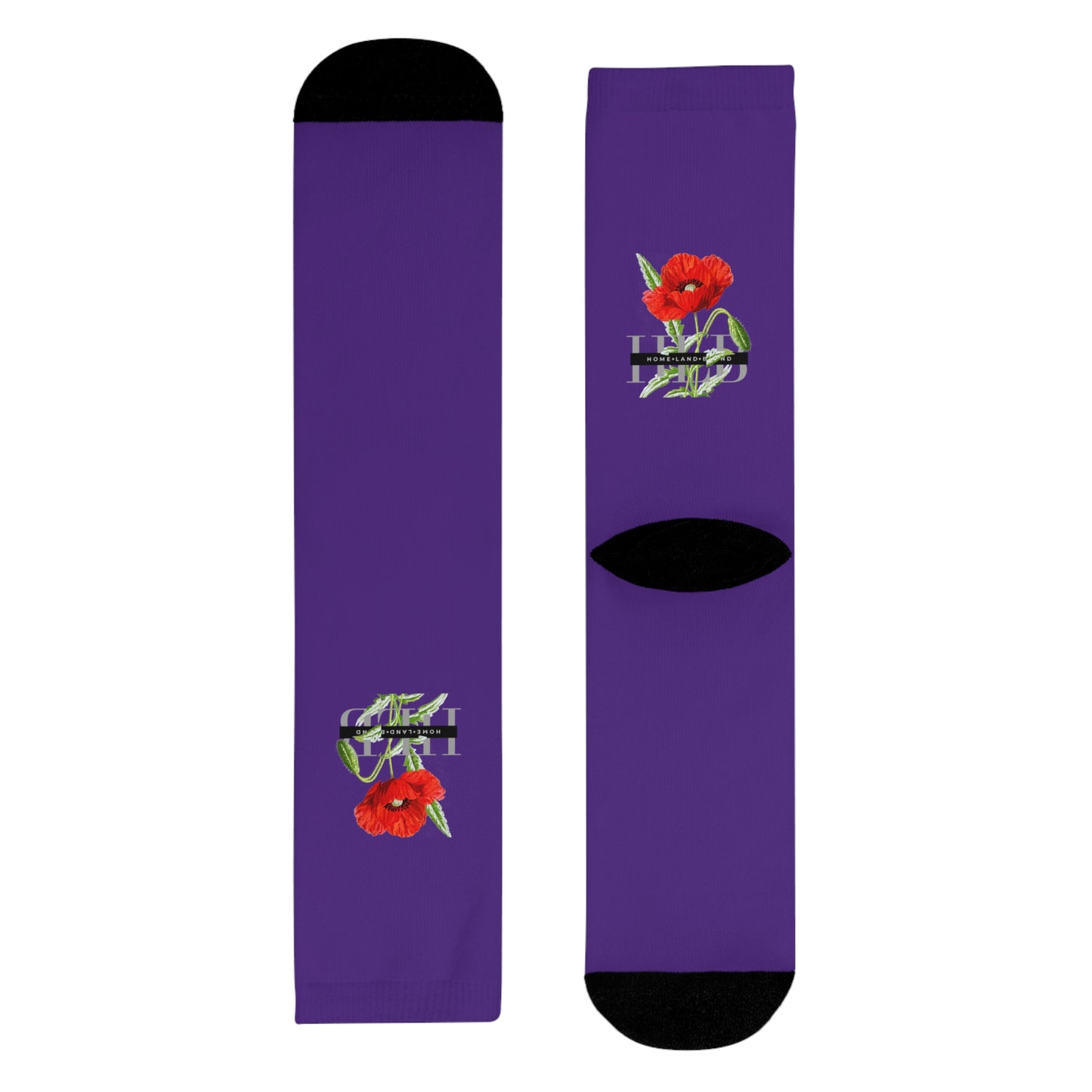 HLB EazII Rose Crew Socks