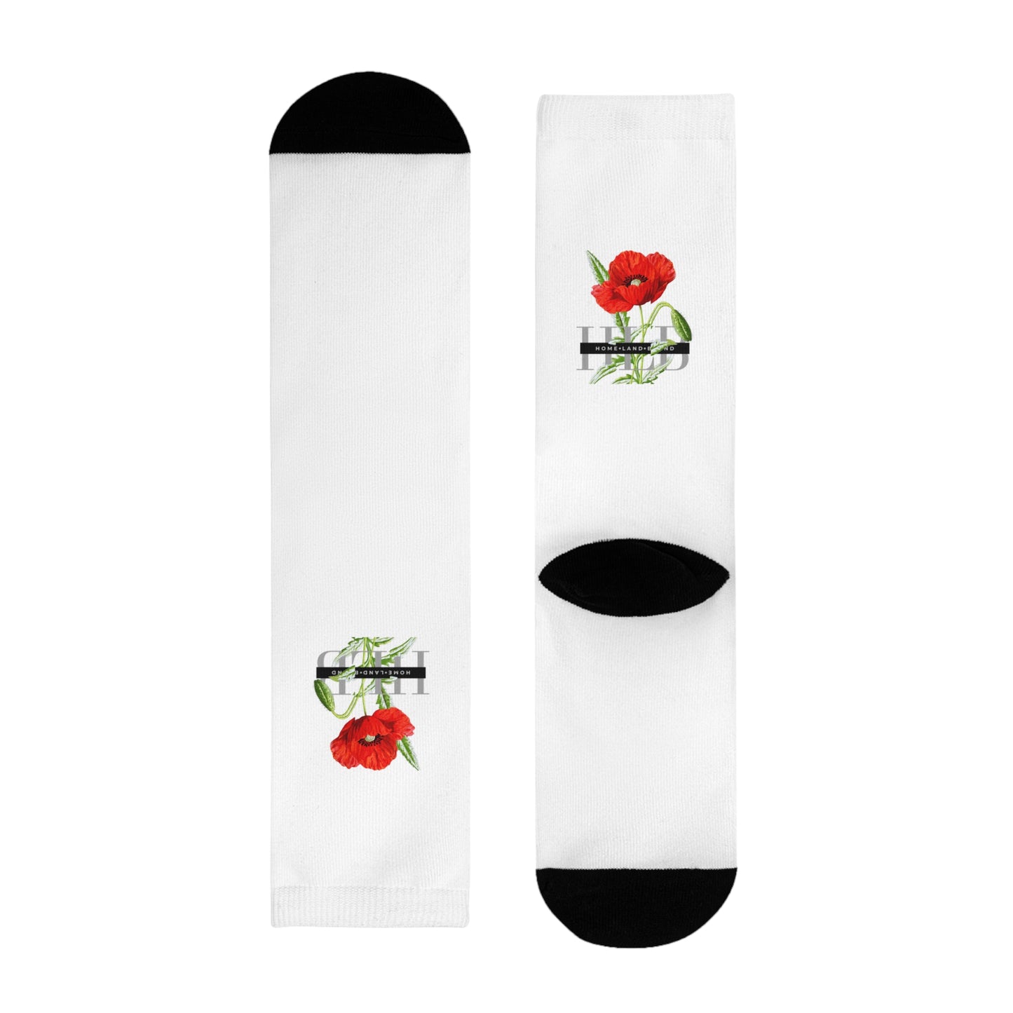 HLB EazII Rose Crew Socks
